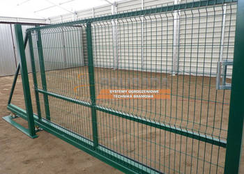BRAMA PRZESUWNA - 1.73 x 4 M - Ocynk + Ral - Bramy panelowe