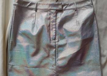 (44/XXL) Hologramowa spódnica z Londynu, spódniczka, NOWA