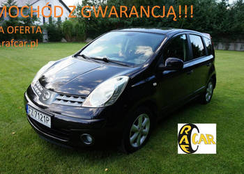 Nissan Note zarejestrowany, ubezpieczony. Gwarancja. Polecam !!! I (2005-2…