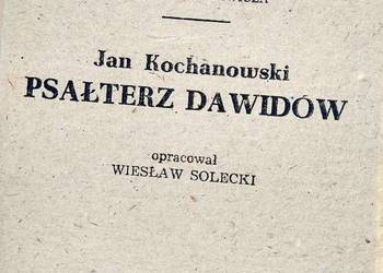 Psałterz Dawidów Kochanowski matura księgarnie szkolne Pyry