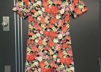 Warehouse sukienka modny wzór kwiaty floral hit blog roz.36