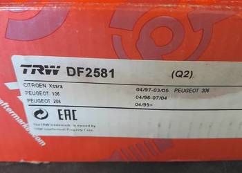 Tarcze hamulcowe TRW DF2581 Komplet Nowe