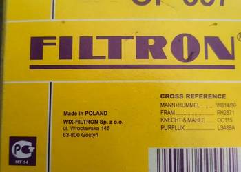Filtr oleju  OP 557  FILTRON