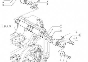 New Holland T6010 T6070 Wałek 46t, 520mm l 5188863