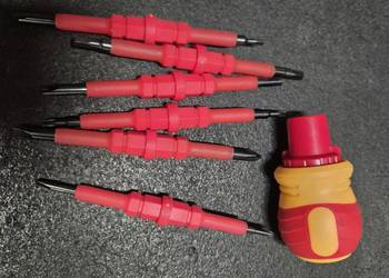 7 w 1 zestaw śrubokrętów elektryka 12 końcówek + rączka