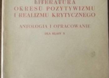 Literatura okresu pozytywizmu i realizmu krytycznego