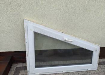 Okno plastikowe szer. 112 cm, wys. 37 cm i wys. 78 cm Okno plastikowe szer. 112 cm, wys. 37 cm i wys. 78 cm