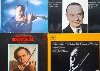 4 albumy winylowe z muzyką skrzypcową plus 1