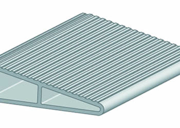 Zakończenie deski podłogowej poprzecznej aluminium 105x2100mm Laweta