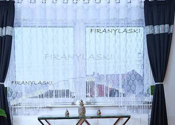 Firana 400x175 Firany gipiura firanki do salonu pokoju