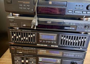 Wieża stereo z głośnikami altus stara....