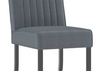 vidaXL Fotel, ciemnoszary, obity aksamitem(SKU:352452)