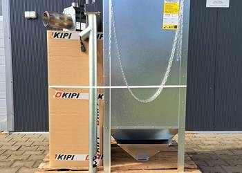 Zestaw Kipi 26 kW palnik podajnik na pellet kosz 330 litrów do przeróbki
