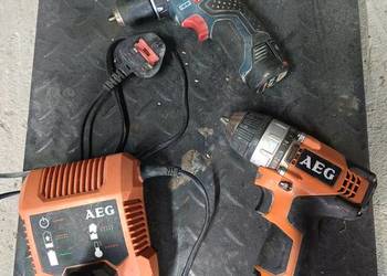 Wkrętarka akumulatorowa AEG i Bosch