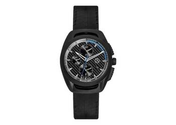MERCEDES Zegarek meski automat chrono stal/skora