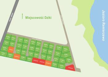Działka nad jeziorem w Dzikach 9 min od Szczecinka