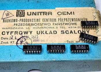Układ scalony UCY74A10 Unitra CEMI