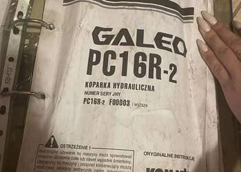 Podręcznik instrukcja obsługi konserwacji koparka hydrauliczn GALEO PC16R-2