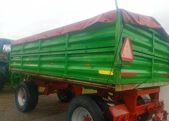 Przyczepa rolnicza hl 6011 rejestrowana plandeka koła tir