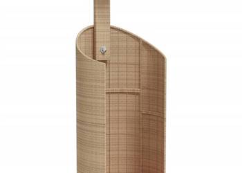 vidaXL Prysznic ogrodowy, beż, 100x100x241,5 cm,(SKU:368214)