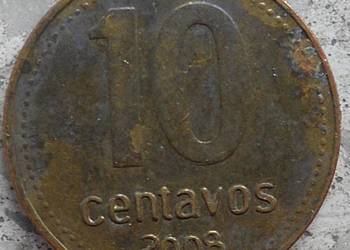 ARGENTYNA-10 -CENTAVOS-2008  r-