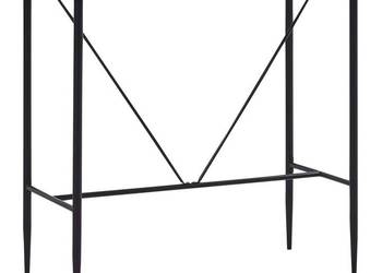 vidaXL Stolik barowy, czarny, 120 x 60 x 110 cm, MDF (SKU:281546)