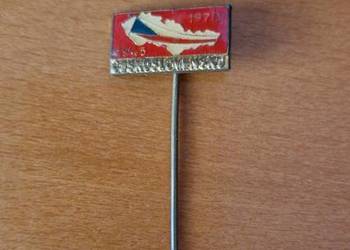 Ceskoslovensko 1945-1970 (25-lecie) - przypinka/pin, vintage