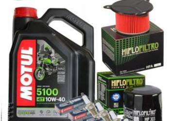 HONDA XL 600 TRANSALP 87- ZESTAW OLEJ MOTUL 4L FILTRY ŚWIECE DEDYKOWANE