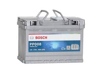 Akumulator 77Ah 780A Bosch  EN PP008 PRAWY PLUS
