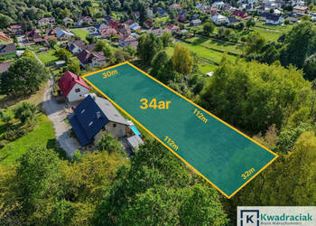 Ogłoszenie grunt Krościenko Wyżne Północna 3414m2
