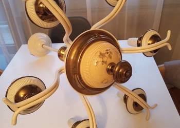 Żyrandol, lampa wisząca CICHOŃ Katowice vintage
