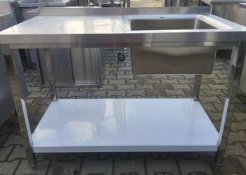 Zlew z Blatem i Półką - 120/60/85 cm - k/mc 436.O
