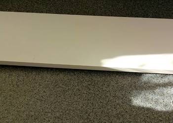 Półka blat przyścienny biały 200x40x5mm z demontażu