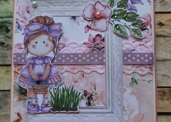 Kartka na urodziny personalizowana handmade