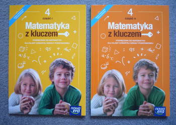 Nowy Podręcznik Matematyka z kluczem Klasa 4 część 1 i 2 Nowa Era