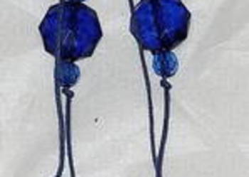 Naszyjnik szafirowy z regulacją długości