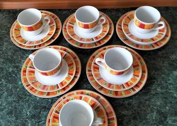 Zestaw porcelanowy śniadaniowy dla 6 osob