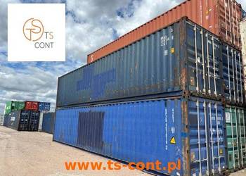 Kontener morski magazynowy budowlany 40 DV DC używany 12 metrowy szczelny