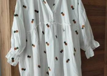 Koszula tunika w ananasy