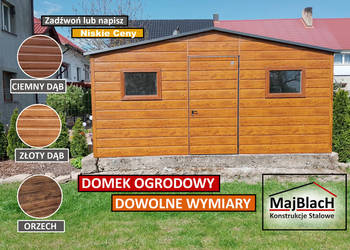 Garaż Blaszany do ogrodu- Schowek-Wiatka - Garaże Blaszane – Maj-BlacH