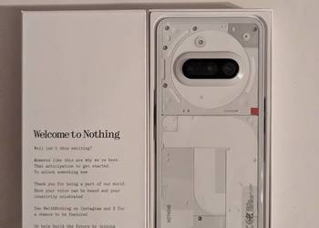 Nothing Phone (3a) - biały, używany 5 miesięcy, 100 % baterii