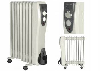 GRZEJNIK ELEKTRYCZNY OLEJOWY 2000W TERMOSTAT 9 ŻEBER OLEJAK DUŻA MOC