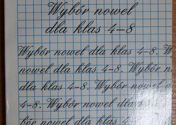 Lektury szkolne - wybór nowel dla klas 4-8