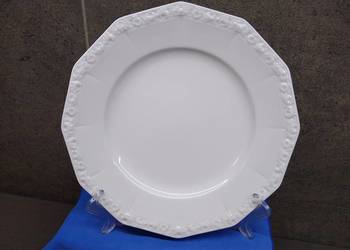Rosenthal Biała Maria talerz płytki 25 cm