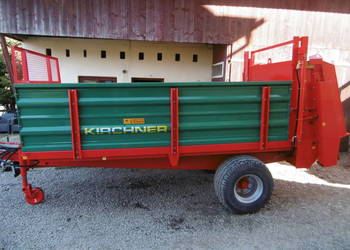 Rozrzutnik obornika kirchner JAK NOWY 9 ton mengele pottinger joskin