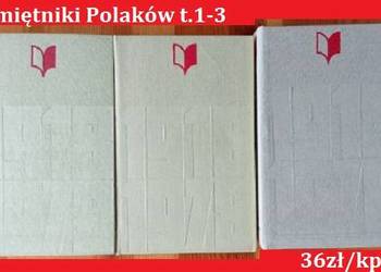 Pamiętniki Polaków, t.1-3/ kpl/ pamiętniki / wspomnienia/ wojna