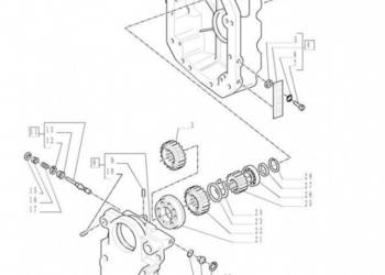 New Holland T6010 Kolo zebate napedz 5197561