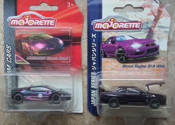 Majorette Matchbox Hot Wheels, Nissan Skyline GT-R r34 Chase*Lamborghini VW
