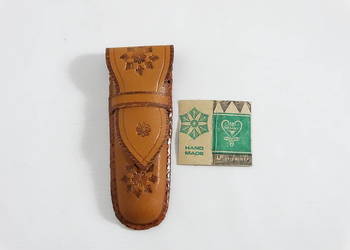 Kultowe skórzane etui na pióra PRL – Spółdzielnia PIENINY – Z metką!