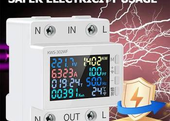 Wielofunkcyjny licznik energii WiFi Tuya KWS-302WF
